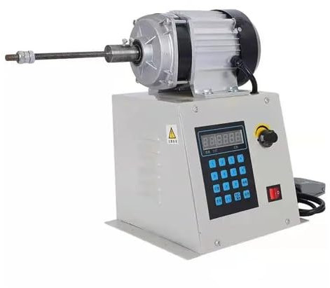 Automatic Coil Winding Machine Digital Control Winder Wire Winding Machine Electric Winding Machine Adjustable Speed Winding Tools Wide Range of Application(800W)