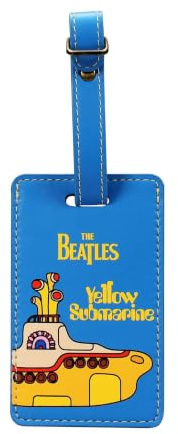 Half Moon Bay | The Beatles | Yellow Submarine | Faux Leather Luggage Tag | Official Merchandise | Travel, Holiday & Suitcase Identifier | Father’s Day 2026 Gift for Dad