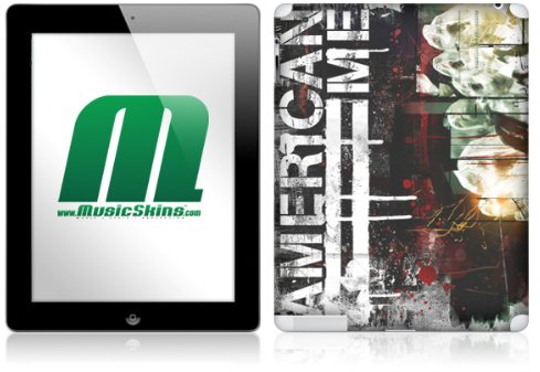MusicSkins Schutzfolie für Netbook, Motiv American Me Heat für Apple iPad 2