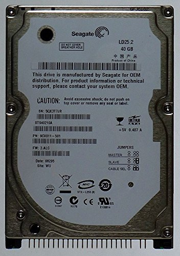 NUEVO: portátil disco duro IDE 40 GB Seagate portátil (40 GB)