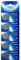 5 x CR2016 3V Lithium Knopfzelle 70 mAh (1 Blistercards a 5 Batterien) EINWEG Markenware Eunicell