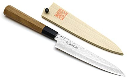 Yoshihiro NSW martelé Petty couteau de Damas, 15,2 cm