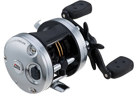 Abu Garcia Ambassadeur C3 Conventional Reel, Size 6500 (1292723), 3 Stainless Steel Ball Bearings + 1 Roller Bearing, Carbon Fiber Star Drag, Max of 15lb | 6.8kg, Silver