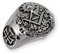 Fly Style Siegel-Ring für Herren aus Edelstahl - Freimaurer/Templer, Ring Grösse:18.1 mm
