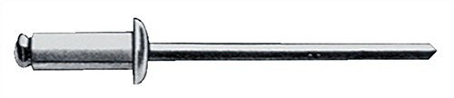 Gesipa Blindniete A2-Edelstahl 4 x 6 Flachrundkopf mm, 500 Stück, (1433627) Blindniettechnik, Grau