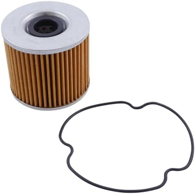 MEIWA Ölfilter kompatibel mit Suzuki GS500E GM51A/B, GSX 400 E/L/S GK53C | Für 3- und 5-Lochdeckel, O-Ring für 3-Lochdeckel enthalten; kompatibel mit Suzuki GS 500 E GM51B, GS 400 E GS400 1977-1983