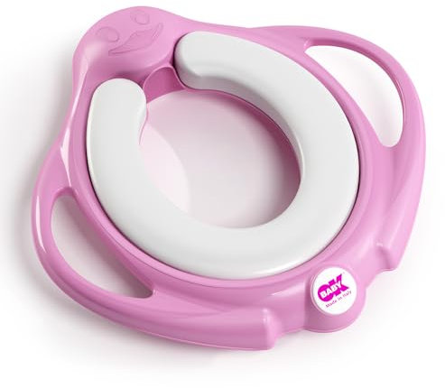 Okbaby weicher Toilettensitzverkleinerer mit weicher gepolsterter Sitzfläche. fuchsia, O38256630, Pink