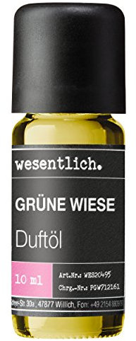 wesentlich. Duftöl Grüne Wiese 10ml - feiner Duft für Diffuser und Lampe - als Raumduft oder zur Kerzenherstellung - pure Premium Öle aus Deutschland