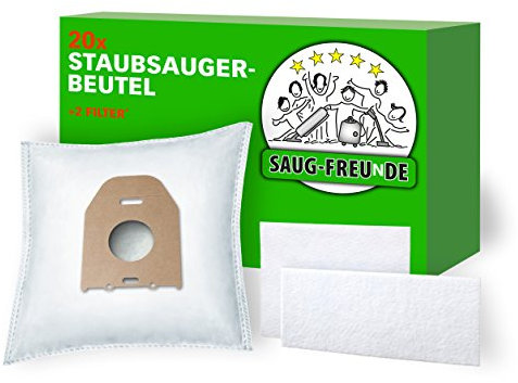 SAUG-FREUnDE I 20 Sacs d'aspirateur pour PHILIPS Vision Excel HR 8700, HR 8701, HR 8731, HR 8735, HR 8738, HR 8745, HR 8765, HR 8837, HR 8838, HR 8880 Plus, HR 8881 Plus, HR 8891 Plus, HR 8893