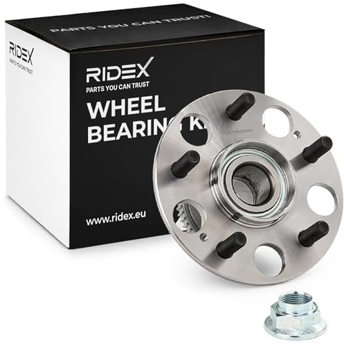 RIDEX 654W0521 Radlagersatz pro Rad Hinten Innen: 30mm mit integriertem Radlager mit ABS-Sensorring Kompatibel mit HONDA CIVIC VIII Hatchback FN, FK 42200S87A51 42200S7A008 42200S87C51