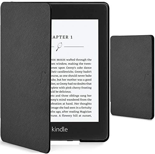 Forefront Cases Cover for Kindle Paperwhite 2018 Case - Magnetic Protective Case Cover for Amazon Kindle Paperwhite (10th Generation - 2018 Release) - Smart Auto Sleep Wake - Slim & Light - Black