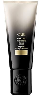 Oribe Gold Lust Transformative Mask - Strengthens Hair & Repairs Damage - Adds Softness, Shine & Nourishes With Biotin & Niacinamide - For All Hair Types & Textures - 5 oz