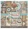STAMPERIA INTERNATIONAL, KFT SBBS25 Scrapbooking Miniblock 10 Blätter cm 20,3x20,3 Sir Vagabond, 20.3cmX20.3cm