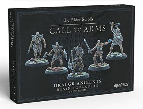 Modiphius Entertainment | The Elder Scrolls: Call to Arms | Draugr Ancients | Miniature Game | Unpainted