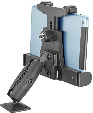 iBOLT TabDock Dock'n Lock Bizmount- Heavy Duty Industrial Composite Locking Drill Base Mount for All 7 - 10 Tablets- for Trucks/Vehicles/Wall Mount: Great for ELD, Fleets, and Restaurants