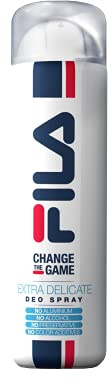 Fila, Extra sanftes Deodorant, Deo-Spray, sanfte Formel ohne Alkohol und ohne Aluminium, Unisex, speziell für sportliche Aktivitäten, Frische für den ganzen Tag, Format 150 ml