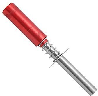 Dilwe RC Auto Glühkerzenzünder, RC Motorstarter mit N3 Glühkerze,Glow Plug Lgnitor RC Zubehör für RC Ölbetriebenen Auto/Schiff Und Methanol Motor(rot)