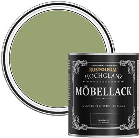 Rust-Oleum Peinture Verte pour Meubles, Finition Brillante Gris - Terrain Connu 750ml