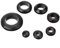 KafTon Open Rubber Wiring Grommets Black Back Box Cable Wiring Grommets 6mm to 50mm (5, 32mm)