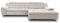 DOMO. collection Ecksofa Merida, Sofa in L-Form, Eckcouch, Couch-Garnitur, Polsterecke 304 x 200 x 84 cm (BxTxH), beige
