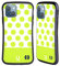 Head Case Designs Lime E Punti Bianchi Nail Art Cover Ibrida Compatibile con Apple iPhone 13