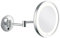 ALISEO LED City Light - Spiegel am Doppelschwenk-Arm - Wartungsfreies SMD-LED-Licht - Zur Wandmontage, rund ø 250 mm, Chrom