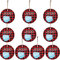 Osmond Isolation Thema Weihnachten Anhänger Maske Weihnachtsschmuck Supplies Dekoration Geschenke