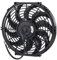 12 Inches Universal Slim Radiator Cooling Fan Thermo Assembly Kit High Performance Electric Radiator 12V 80W Mount Kit