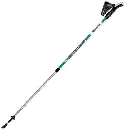 Gabel Vario S-9.6 Alu Economy Poles 77-130 cm - Nordic Walking Stock - Blau, Orange, Rot, Grün