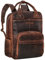 STILORD 'Kasimir' Vintage Leder Wickelrucksack für Damen und Herren Moderner Tagesrucksack Damen Daypack Herren, Farbe:ambra - coganc