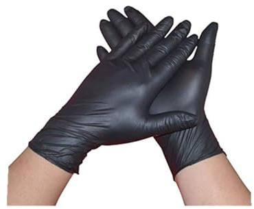 COVETRUS Latexhandschuh, puderfrei, S, schwarz, 100U
