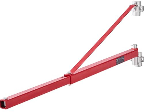 VEVOR Braccio di Supporto per Paranco Elettrico, Capacità Carico 600 kg, Braccio Girevole di Supporto per Paranco Elettrico, Braccio di Sollevamento per Paranco da Officina, Garage