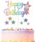 Rainbow Birthday Cake Decoration, Number 18 Rainbow Cake Topper, Any Holiday and Party Cake Color Decoration, Birthday Celebration Decoration for Boys and Girls