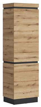 möbelando Garderobenschrank >Corte< in Coast Evoke Eiche Dekor - 60,1x200,5x45cm (BxHxT)