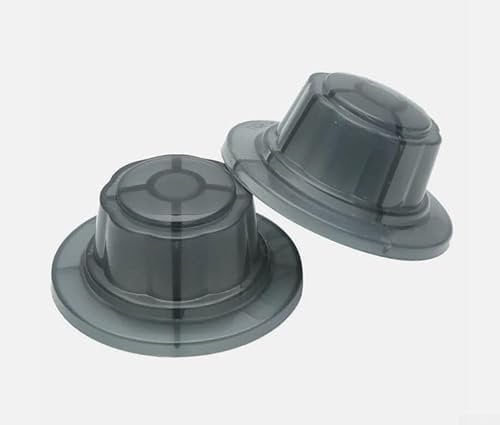 Fan Blade Screw Fixing Parts Nut Covers, Fanner General Plastic Parts, Set of 2, Stable and Safe, Easy to Use, Suitable for All Brands, Material, Black Color, 2 Nuts