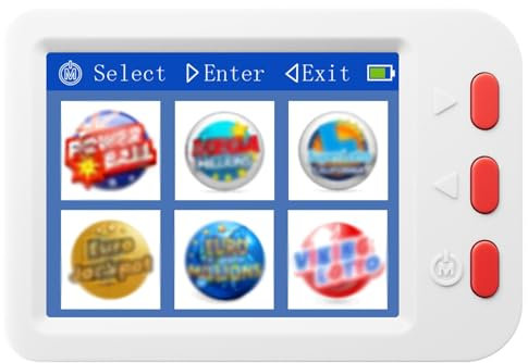 LNOYGN Elektrische Lotto-Kugel-Maschine, USB wiederaufladbare AI Lotterie Nummer Picker Handheld, Zufallszahlen-Generator für Jede Lottozahl Picking Game