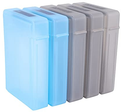 Huudngeje 5 Pcs 3.5 Portable IDE Sata HDD Externes Gehäuse Festplattengehäuse Hartschalenetui Kunststoffschutzhülle