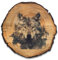 DRO Design Wolf - Größe 80cm - Rustikales Wandbild im Vintage Look – Holzoptik Wanddeko mit Motiv für Wohnzimmer und Flur – Geschenkidee für Tierliebhaber, Wandgemälde