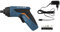 Dexter - Tournevis sans fil 3.6 V - Couple maximum 4 N.m + 1 batterie 2Ah - Leger et puissant - 180 tours par mn - Projecteur LED - Jeu 6 embouts - Garantie 5 ans