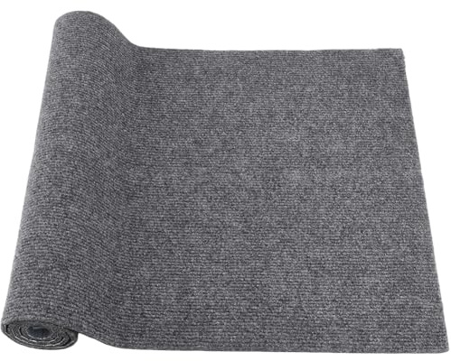 CREATCABIN 1 Rotolo Moquette Autoadesiva Antiscivolo Resistente Morbida Imbottita Piastrelle per Tappeti per Animali Domestici Tappetino Protettivo AntiGraffio per Pavimenti Fai Te 100×40cm