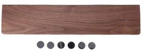 aqxreight Tastatur-Handballenauflage aus Holz für 87-Tasten-Tastatur, Walnussholz, 36 Cm, Bequeme Ergonomische Handballenauflage für Gaming-Tipp-Programmierer