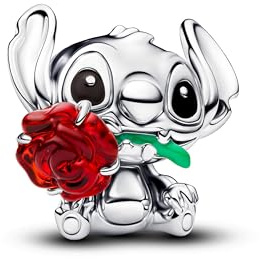 PANDORA Charm 794378C01 Stitch rose crystal