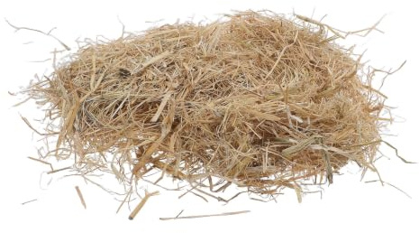 DIYEAH Paja para Lecho de Conejos Cálida y Seca 500g Natural | Refugio Exterior y Jardín, Ligera y Fácil de Extender, también Juguete para Masticar