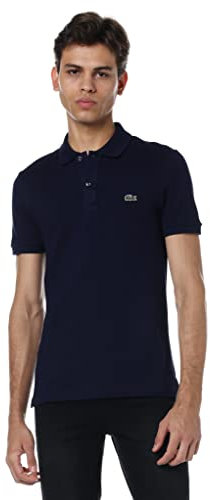 Lacoste L1212 Camisa Polo, Azul (Marine), L Hombre