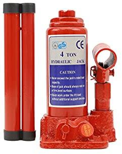 Streetwize - Bottle Jack Boxed - 4 Tonne - Lifting range: 180mm to 350mm