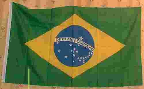 Brasil Bandera 250 x 150 cm, tamaño grande, impermeable)