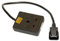 Power cable - IEC C14 plug - 13A socket - 25 cm