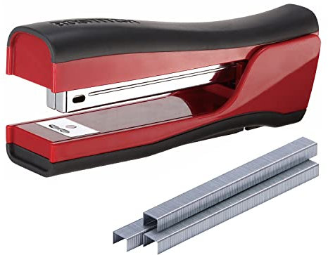 Bostitch Office Dynamo 4-in-1 Standheftgerät, inklusive 420 Heftklammern, 20 Blatt Kapazität, integriertem Bleistiftspitzer, Heftklammerentferner & Heftklammeraufbewahrung, schwarz