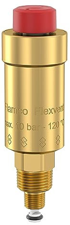 Flamco Flexvent 1/8 - 3/8 - Purgeur d'air automatique - Purgeur d'air pour radiateur et chaudière - 27780