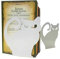 Winterworm Lot de 2 serre-livres en métal Motif chat blanc